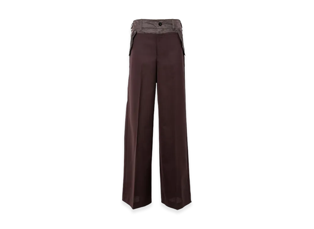 sacai Suiting Mix Pants "Brown"