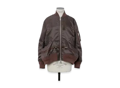 sacai Nylon Twill Blouson "Brown"