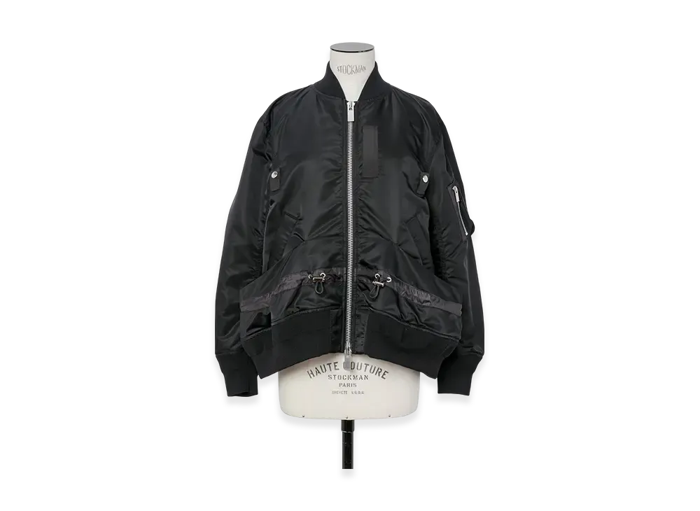 sacai Nylon Twill Blouson "Black"