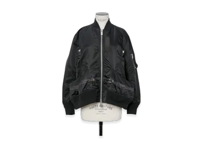 sacai Nylon Twill Blouson "Black"