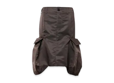 sacai Nylon Twill Skirt "Brown"
