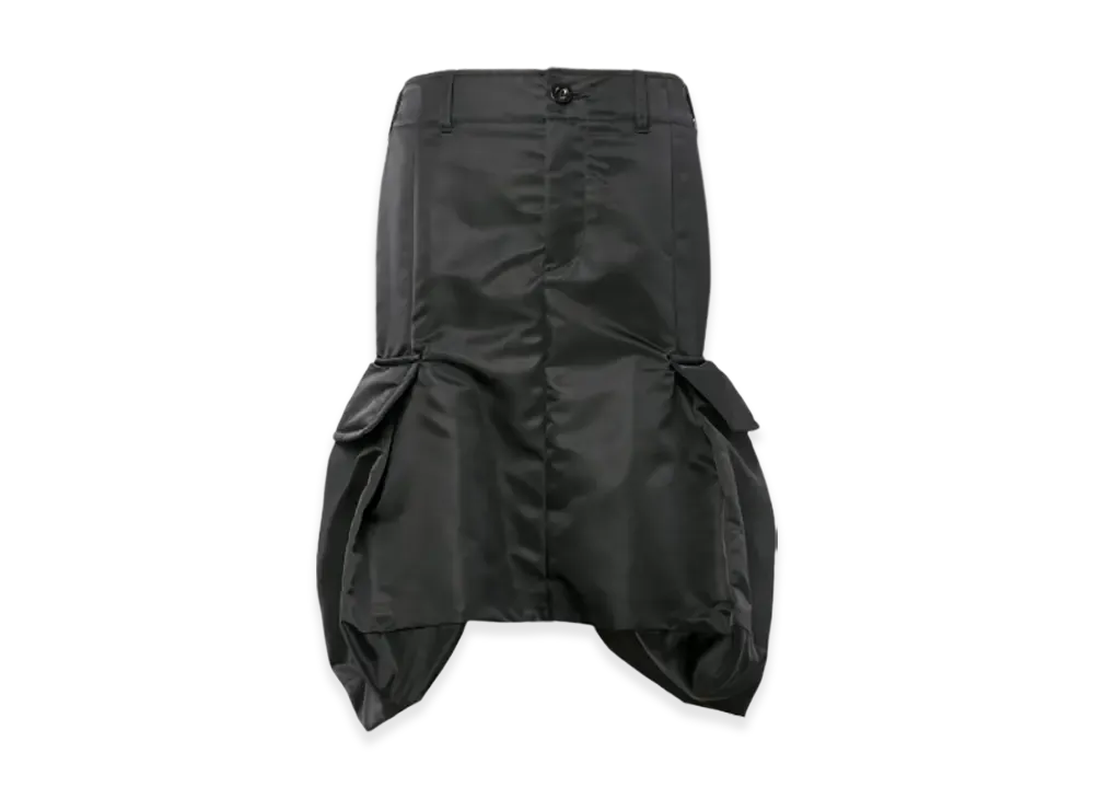 sacai Nylon Twill Skirt "Black"