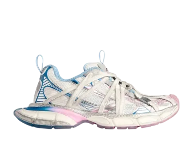 バレンシアガ ウィメンズ 3XL エクストリームレース B スニーカー "ホワイト/グレー/ブルー/ピンク"