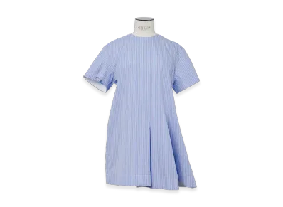 sacai Poplin Dress "Light Blue Stripe"