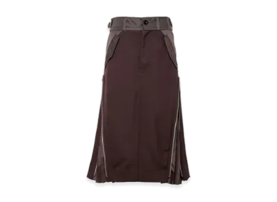 sacai Suiting Mix Skirt "Brown"