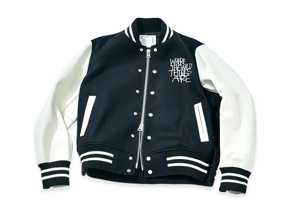 sacai WHERE THE WILD THINGS ARE Blouson "Navy/Off White"