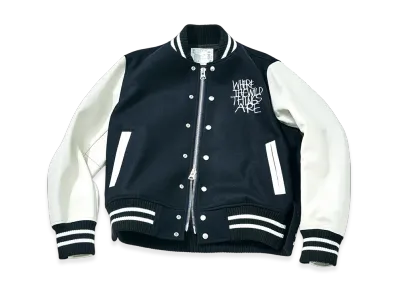 sacai WHERE THE WILD THINGS ARE Blouson "Navy/Off White"