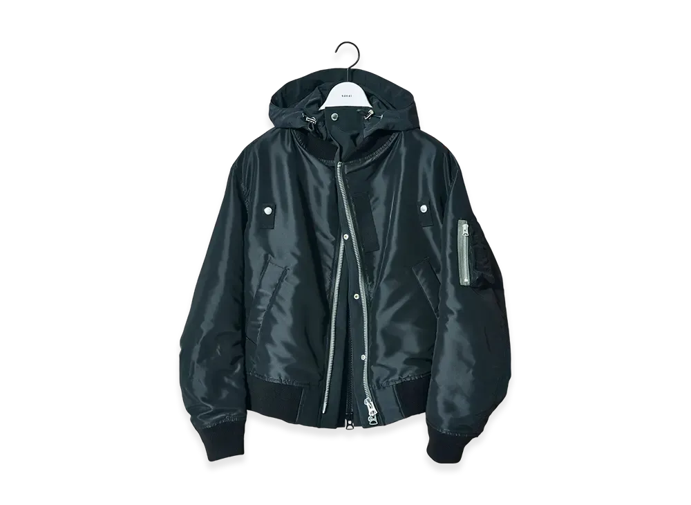 sacai Nylon Twill x Grosgrain Blouson 