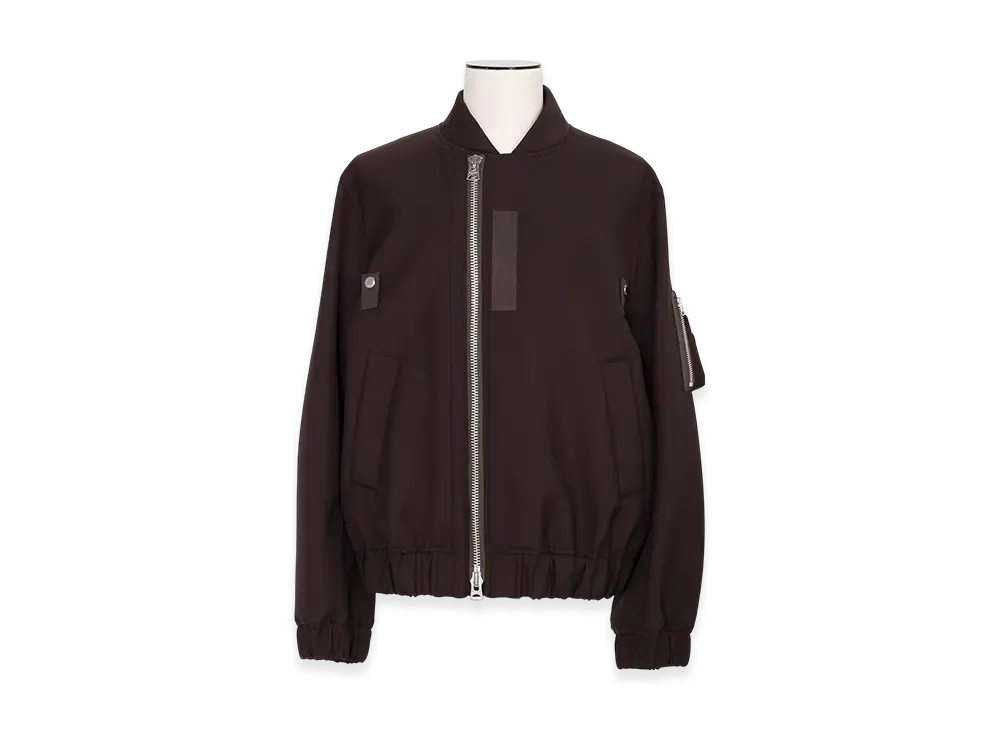 sacai Suiting Blouson "Brown"
