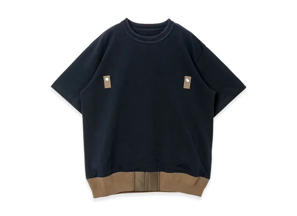 sacai Cotton Jersey T-Shirt "Navy"