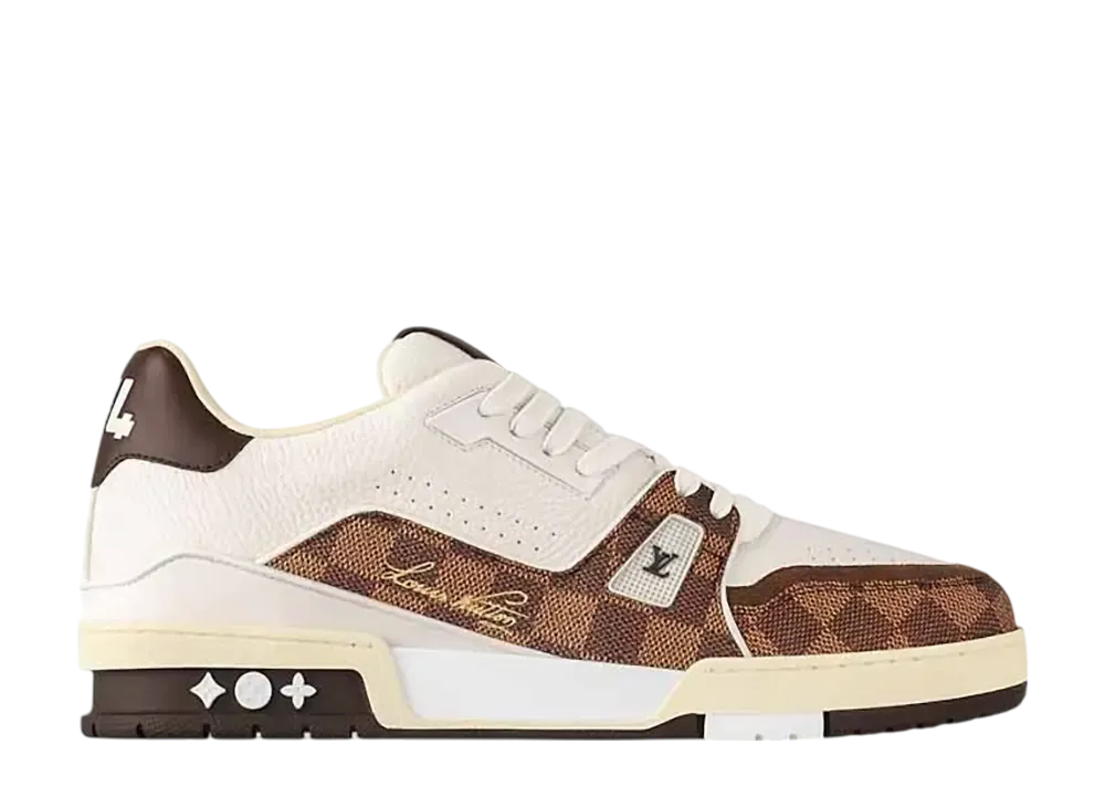 ルイヴィトン LV トレイナー スニーカー "モカブラウン"