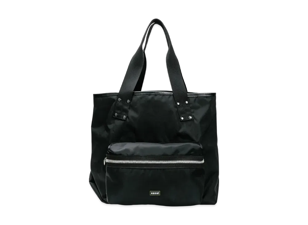 sacai Pocket Tote Bag Large "Black"