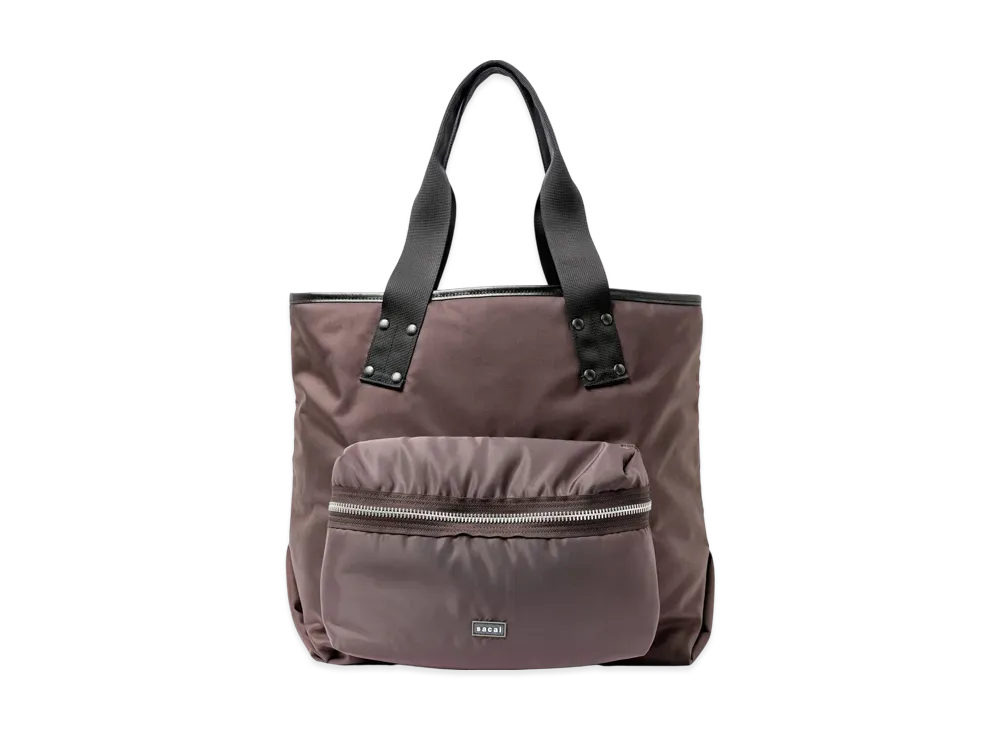 sacai Pocket Tote Bag Large "Brown"