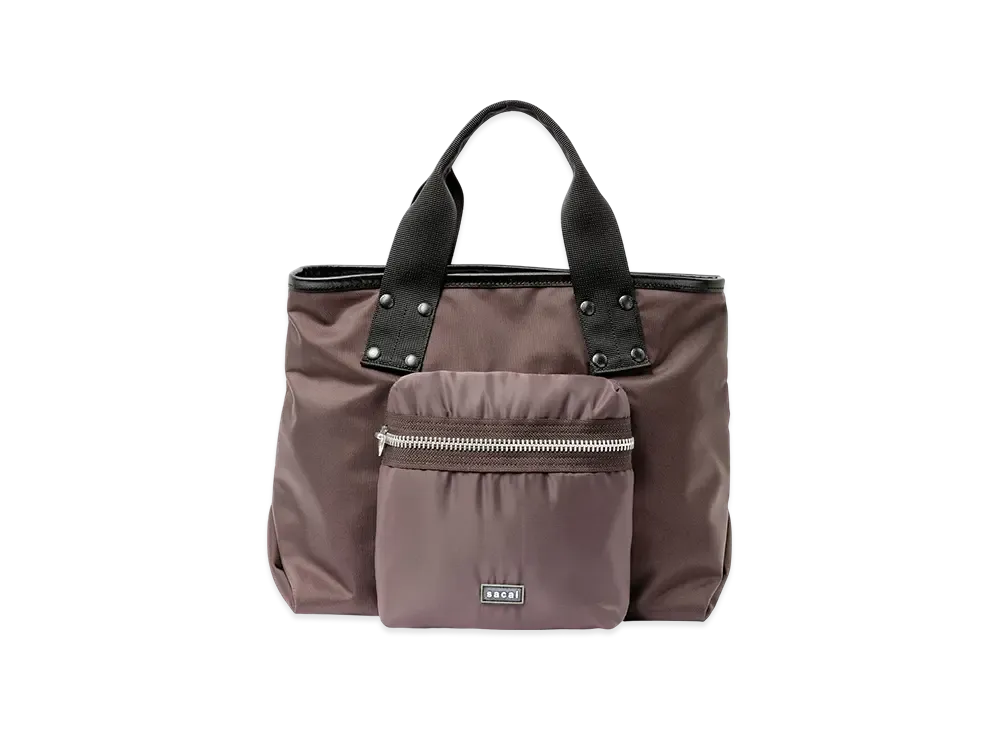 sacai Pocket Tote Bag Medium "Brown"