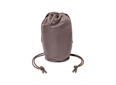 sacai S Drawstring Bag / Nylon Twill "Brown"
