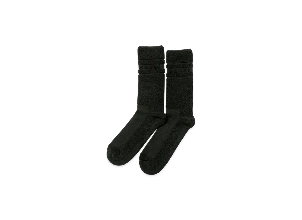 sacai Pile Logo Socks "Black"