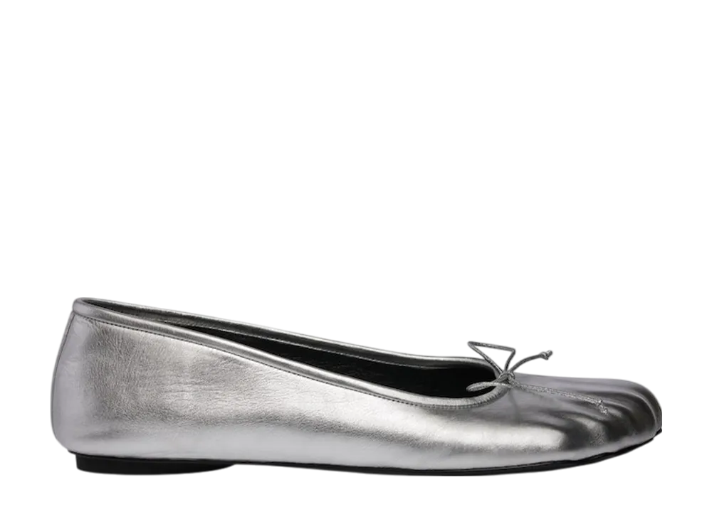 バレンシアガ ウィメンズ アナトミック バレリーナ メタライズド "シルバー"