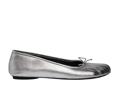 バレンシアガ ウィメンズ アナトミック バレリーナ メタライズド "シルバー"
