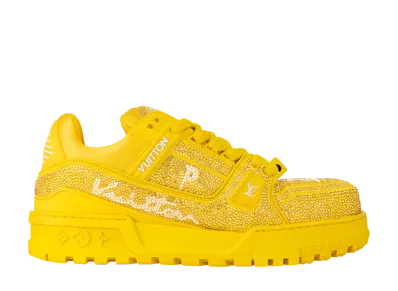 Swarovski × Louis Vuitton LV Trainer Maxi Sneaker "Yellow"