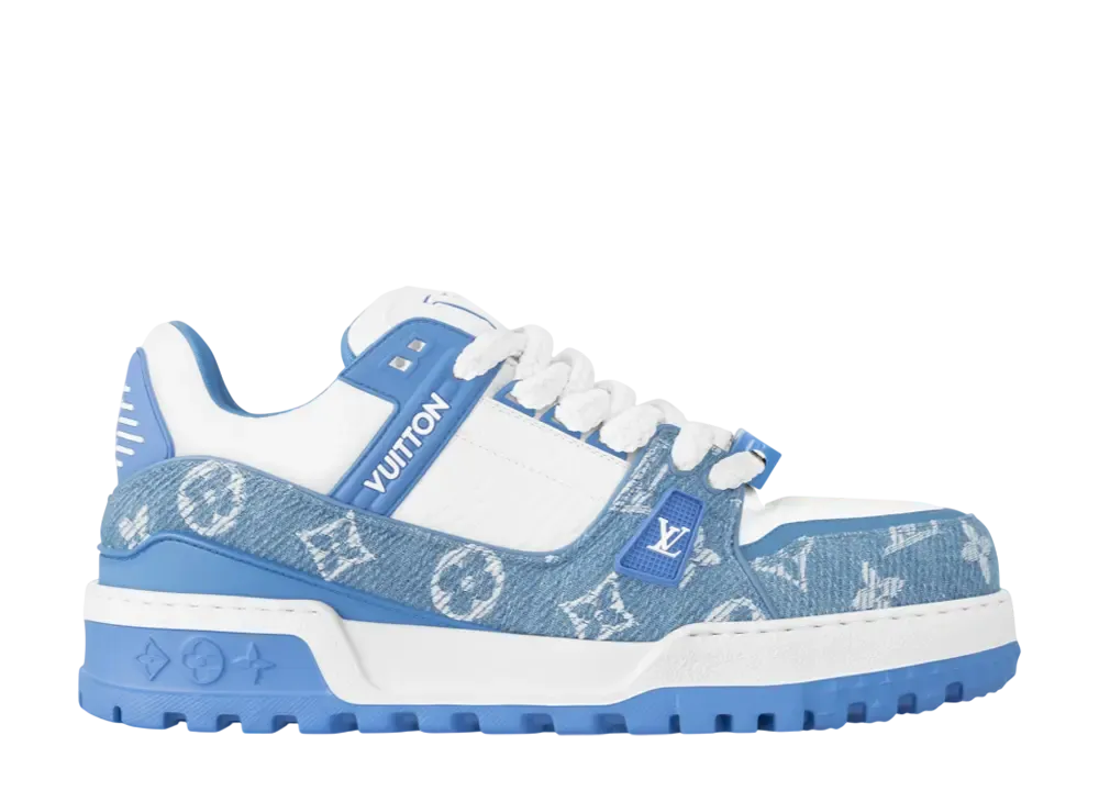 希少品♪【LOUIS VUITTON】LV トレーナー maxi sneakers ブルー LV Trainer Maxi Sneaker - Men - Shoes | LOUIS VUITTON ®