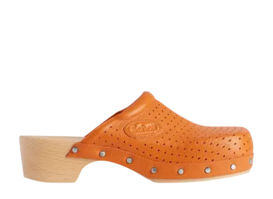 シュール × バレンシアガ ウィメンズ 40mm クロッグ ミュール "パステルオレンジ"