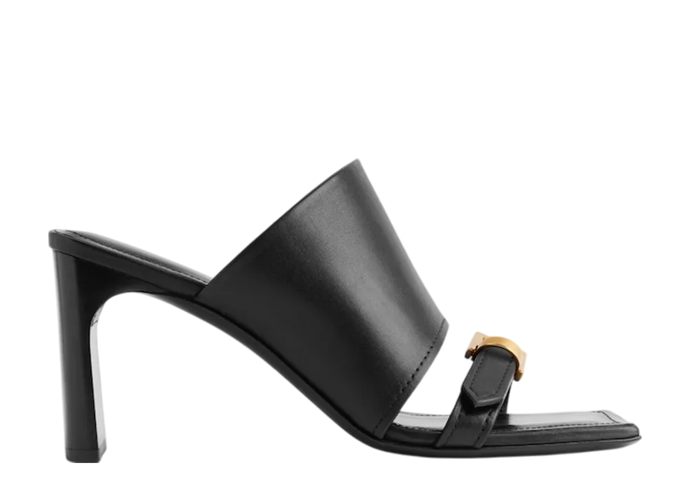 バレンシアガ ウィメンズ ベルエア 80mm サンダル "ブラック"