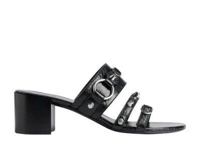 バレンシアガ ウィメンズ シティ 80mm サンダル "ブラック"