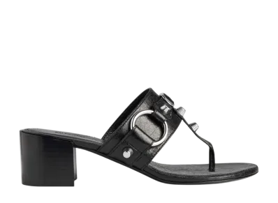 バレンシアガ ウィメンズ シティ 50mm トング "ブラック"