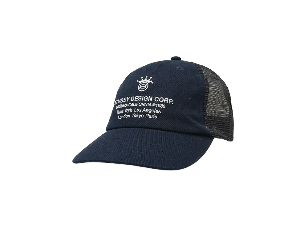 Stussy LP Design Crop Trucker Cap "Navy"