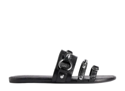 バレンシアガ ウィメンズ シティ ミュール フラット "ブラック"