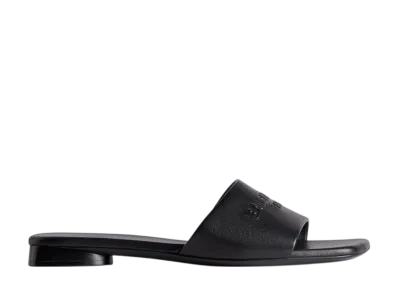 バレンシアガ ウィメンズ デューティーフリー フラット サンダル "ブラック"