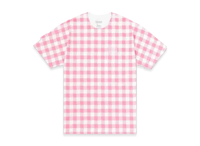 Dover Street Market GInza (DSMG) x ON AIR Gingam Check Tee "White/Pink"