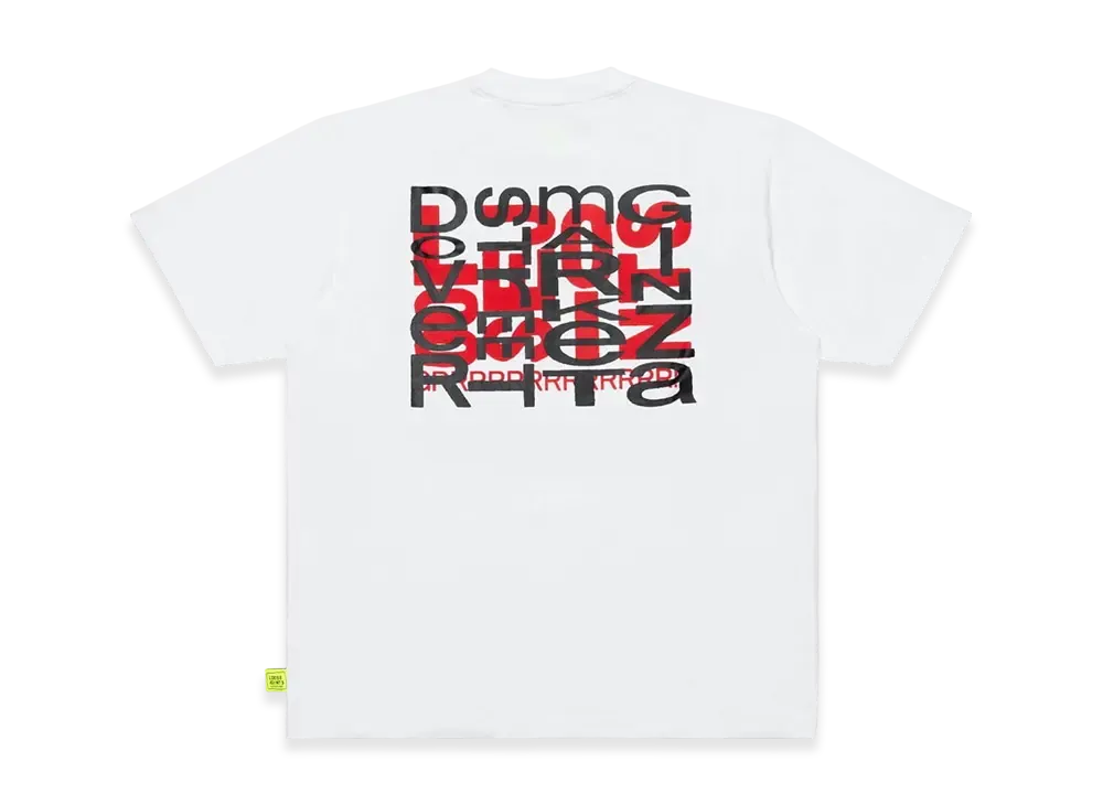 Dover Street Market GInza (DSMG) x Loosejoints Concrete Poem Tee "White/Red"