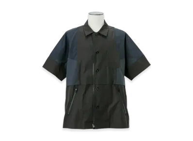 sacai Poplin x Taslan Nylon Shirt "Black"