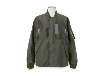 sacai Nylon Twill x Grosgrain Blouson "Khaki"