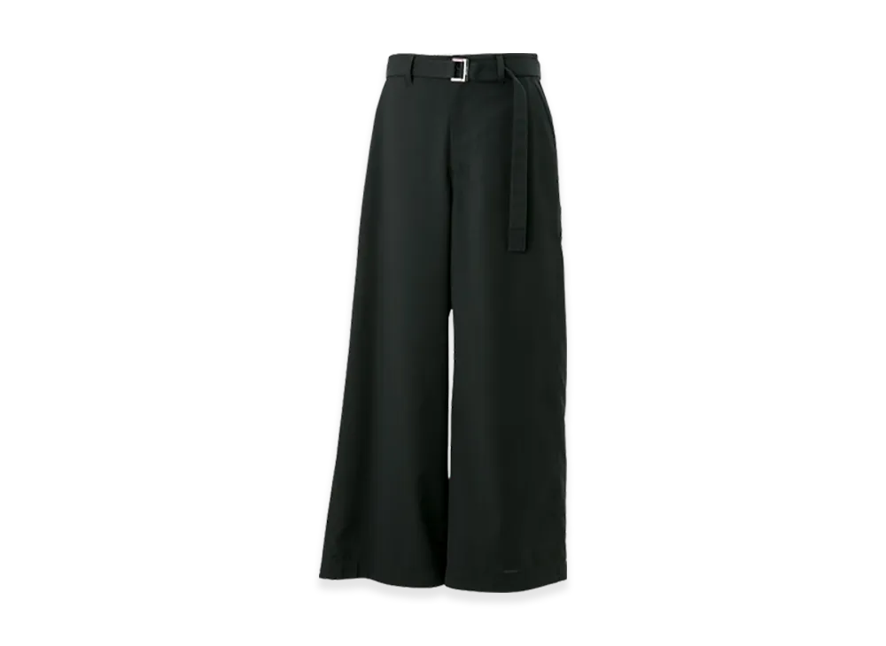 sacai Wool Silk Suiting Pants "Black"