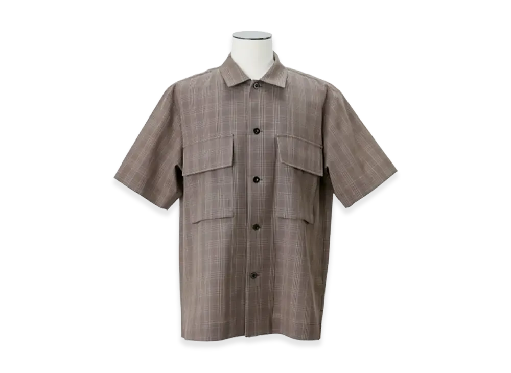 sacai Wool Silk Suiting Shirt 