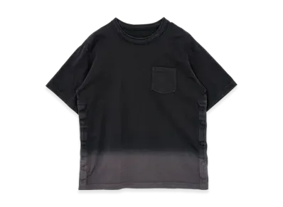 sacai Garment Dye Cotton Jersey T-Shirt "Black"