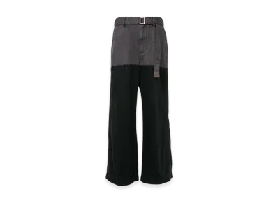 sacai Garment Dye Pants "Black"