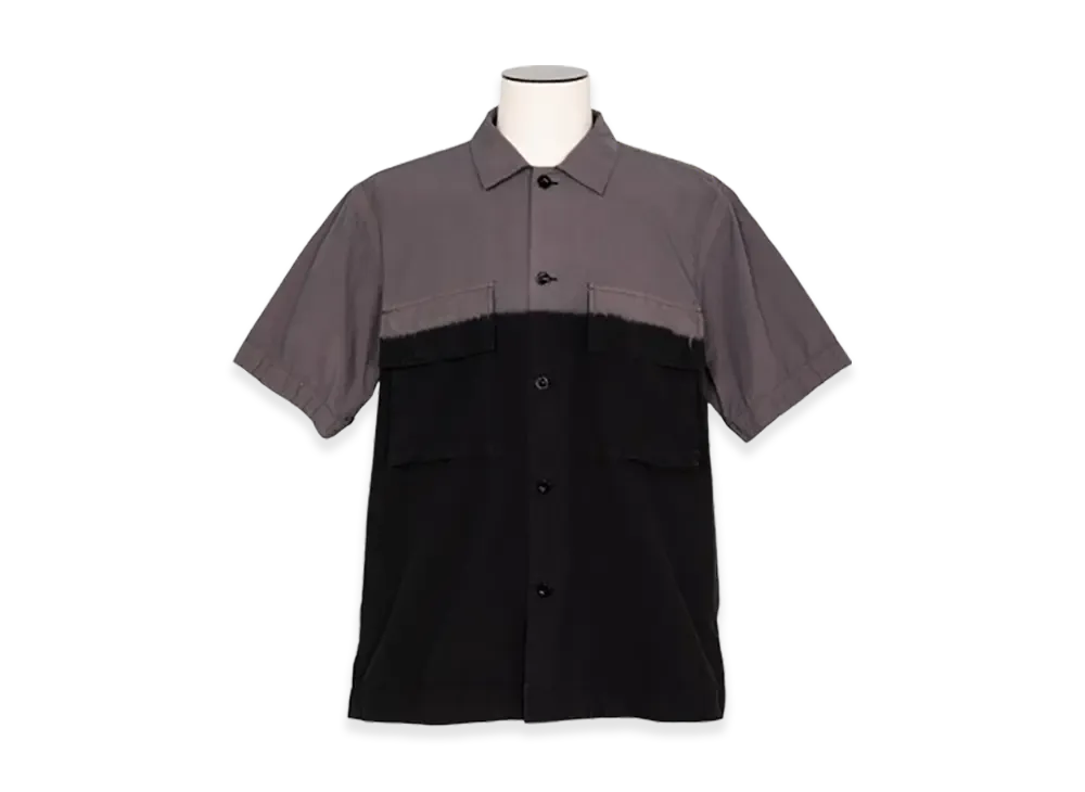 sacai Garment Dye Shirt "Black"