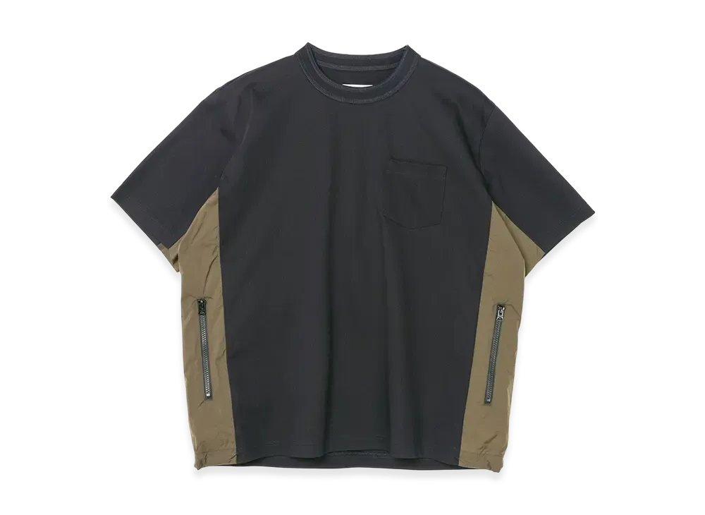 sacai Cotton Jersey T-Shirt "Navy"