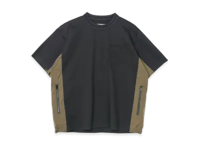 sacai Cotton Jersey T-Shirt "Navy"