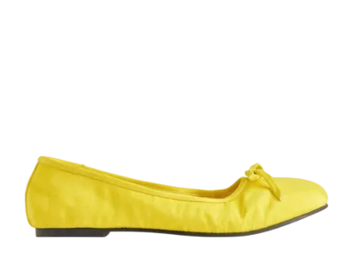 バレンシアガ ウィメンズ レオポルド バレリーナ "イエロー"