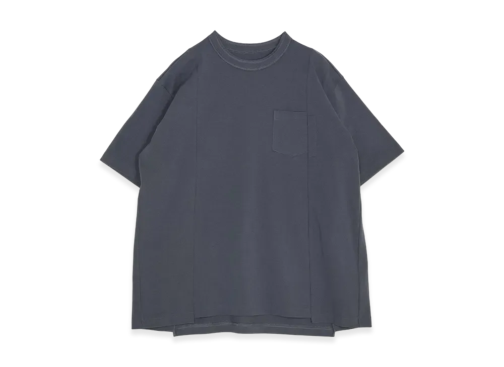 sacai Cotton Jersey T-Shirt "Blue Gray"