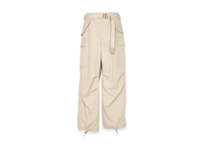 sacai Cotton Twill Pants "Beige"