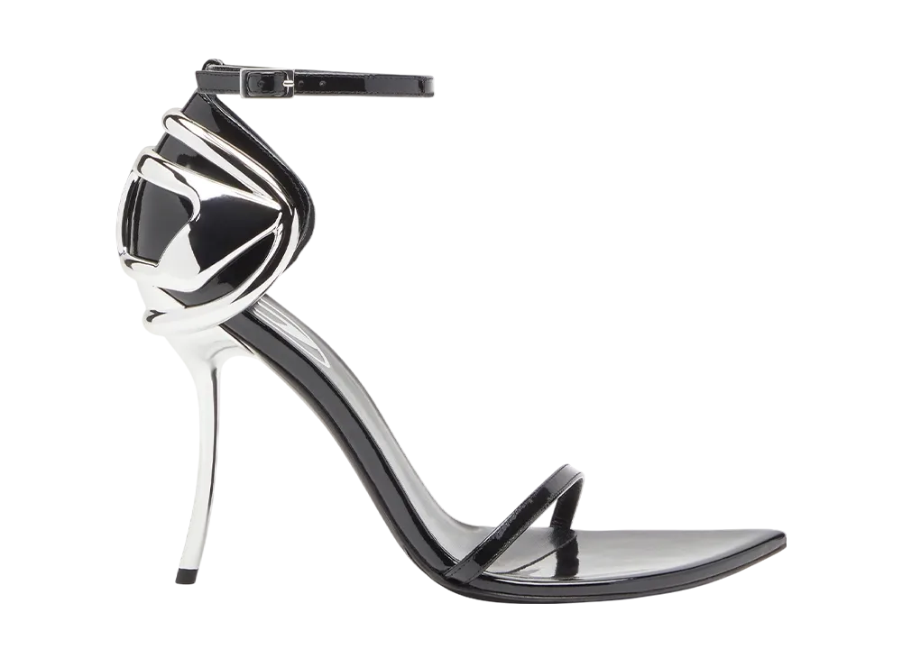 ディーゼル ウィメンズ D-テン&ハーフ サンダル "ブラック"