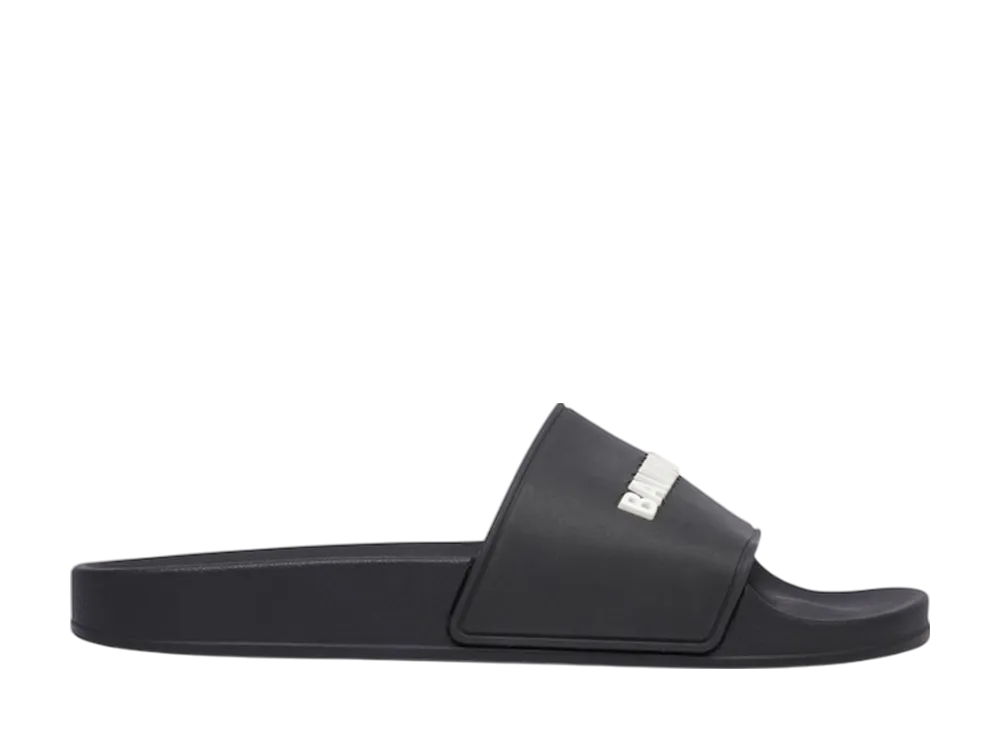 バレンシアガ ウィメンズ プール スライド サンダル "ブラック"