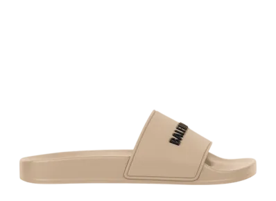 バレンシアガ ウィメンズ プール スライド サンダル "ベージュ"