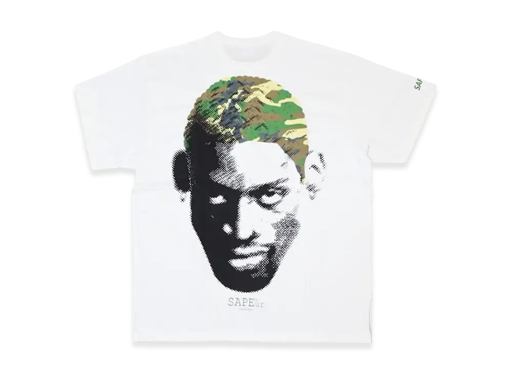 SAPEur Archive Series Camo Head S/S Tee "White"