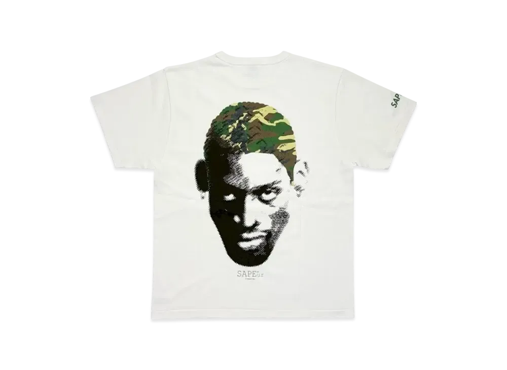 SAPEur Youth Archive Series Camo Head S/S Tee "White"